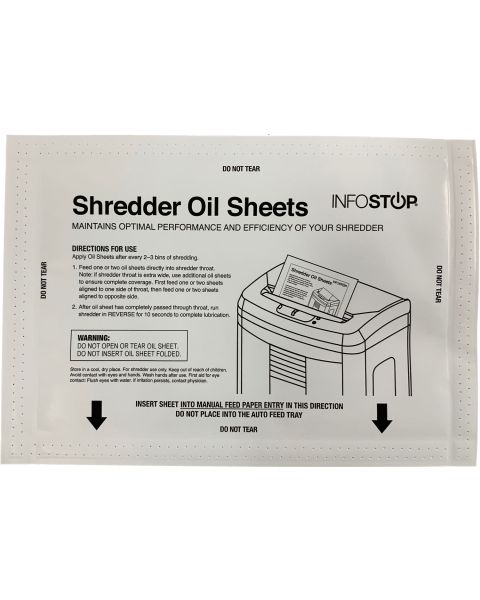 Shredder Oil Sheets